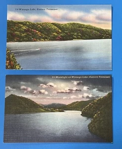 Eastern Tennessee TN Watauga Lake Vintage Linen Postcard Lot - Picture 1 of 2