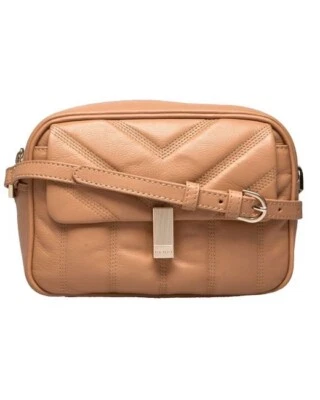Bolso Bandolera TED BAKER Ayalily Cuero Acolchado Cámara / Bolsa para el Polvo - CAMEL Foto 1 de 4