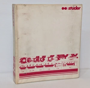 Vintage (1987) Studer S30-12 Cylindrical Grinding Machine Instructions Manual - Picture 1 of 12