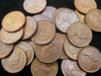 Australia 1/2 Penny  1961  BU Lot of 25 coins - Image 1 of 2