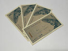 Lot Of 4 Indonesia 1964 Banknote 1 Satu Sen Old Doument Circulated