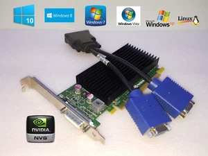 HP Pavilion Elite HPE-141f 150f 150t 170f NVIDIA Dual Monitor Video Card - Picture 1 of 1
