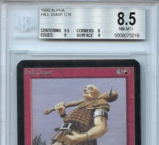 MTG Alpha Hill Giant BGS 8.5 NM/MT+ card Magic the Gathering WOTC 5019