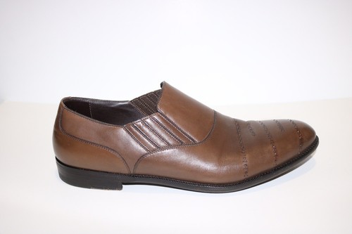 Scarpe slip on Bottega Veneta da uomo marroni in pelle con Goring US 10 5 euro 44