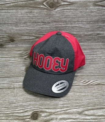 Hooey Western Original Women’s Pink Gray Snapback Spell out Logo Hat Cap - Image 1 of 4