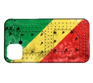 Hülle für iPhone 15 14 Pro Max 13 12 11 XR XS X 7 8 6 FLAGGE KONGO 06 - Bild 1 von 1
