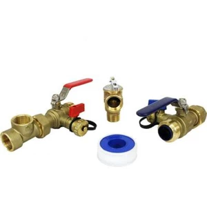 Cmi Inc Water Heater Install Kits 3/4" Water Heater Valve Pf Installation Kit - Picture 1 of 7