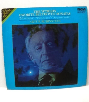 Артур Рубенштейн любимые сонаты Бетховена 12 дюймов виниловая пластинка альбом RCA - Изображение 1 из 2