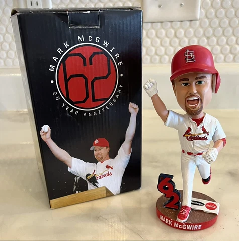 St Louis Cardinals Mark McGwire Home Run Record Bobblehead SGA (2018) 62nd HR Cover