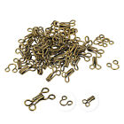 40pcs Sewing Hook Eye Latch for Clothing Bra Skirt Trousers, Bronze