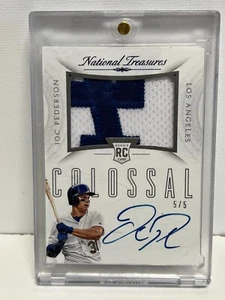 Joc Pederson 2015 National Treasures RC RPA #ed 5/5 - Picture 1 of 7