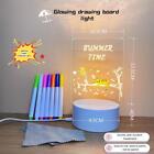 Rewritable LED Message Board Note Night Light With Pen USB Creative Decor Lamps