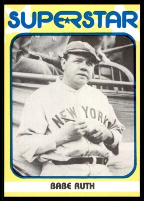 1980 TCMA SUPERSTARS - #41 BABE RUTH NEW YORK YANKEES - Image 1 of 2