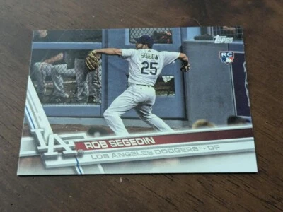 2017 Topps Series 2 Rob Segedin RC Los Angeles Dodgers card# 413 - Image 1 of 2