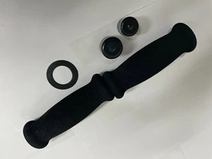 Empuñaduras confort bicicleta de calle de goma de espuma negra Yamaha 7/8" 130 mm - Imagen 1 de 4