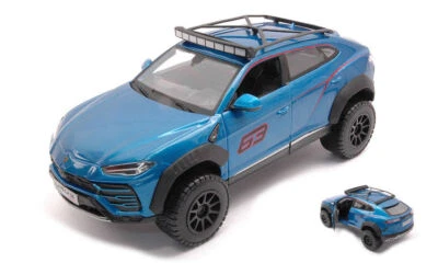 MODELLINO AUTO STATICO MAISTO LAMBORGHINI URUS #66 TUNING BLU SCALA 1:24 - Immagine 1 di 4