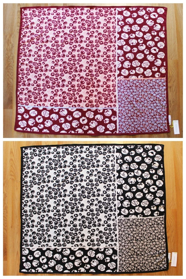 Nueva bufanda bandana cuadrada BCBGeneration Ditzy Rosebud 34" nueva con etiquetas #BC760 Foto 1 de 1