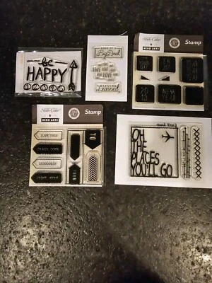 Lote de 5 estampillas acrílicas Studio Calico Foto 1 de 4