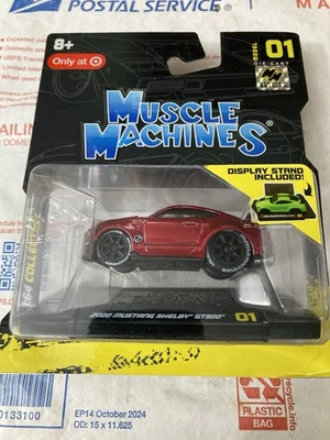 Muscle Machines 2020 Mustang Shelby GT500 #01 Red 1:64 Target Exclusive Sealed - Image 1 of 3