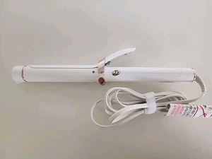 T3 SinglePass Curl 1.25" Professional Curling Iron White TESTED - Picture 1 of 8