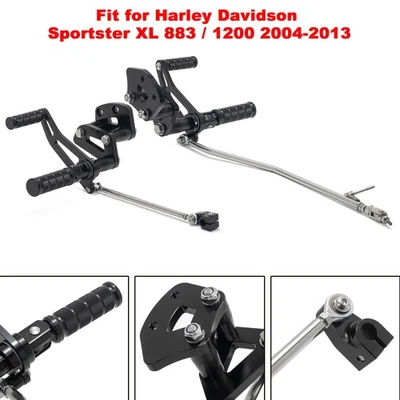 12" Forward Controls for Harley Sportster XL883 XL1200 2004-2013 Iron 883 XL883N - Image 1 of 4