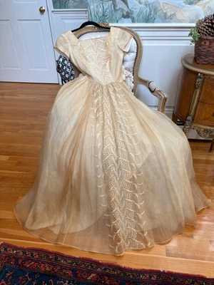 antique wedding gown - Image 1 of 3