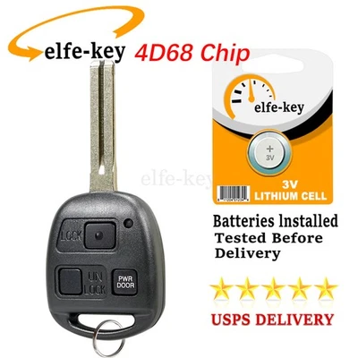 For 2006 2007 2008 Lexus RX400h SC430 RX350 Keyless Remote Key Fob HYQ12BBT 4D68 - Image 1 of 4