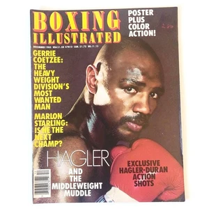 Boxing Illustrated Magazine MARVIN HAGLER December 1983 With Joe Frazier Poster - Picture 1 of 11