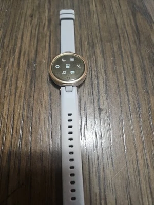  Garmin Lily Sport Edition Smartwatch Fitness Light Sand/Rose Gold Tested - Image 1 of 4