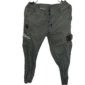 Men’s S Aape Bape Universe Cargo Pants Olive Green - Picture 1 of 9