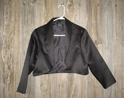 Onyx Nite Bolero Shrug Womens Sz Large Cropped Jacket Formal Y2K Top - Image 1 of 4