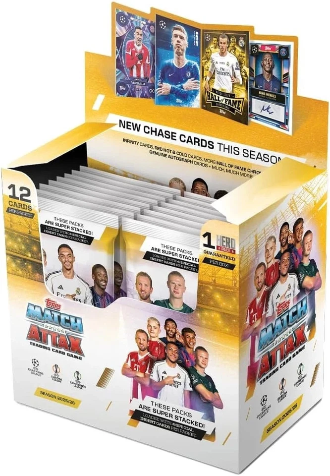  Topps Match Attax Trading Card Game Saison 2025/26 Display mit 32 Boostern - Bild 1 von 2
