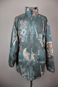 Quicksilver Jacket Quilted Men's Jacket XL Man Casual Vintage Jacket Cotton - Picture 1 of 12