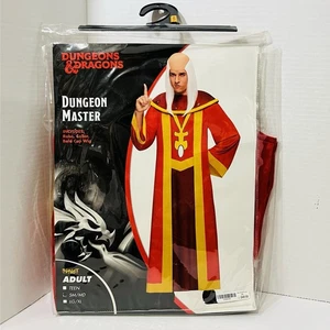 Geist Halloween Kerker Meister Kostüm Gewand rot gelb Drachen Erwachsene SM/MD - Bild 1 von 5