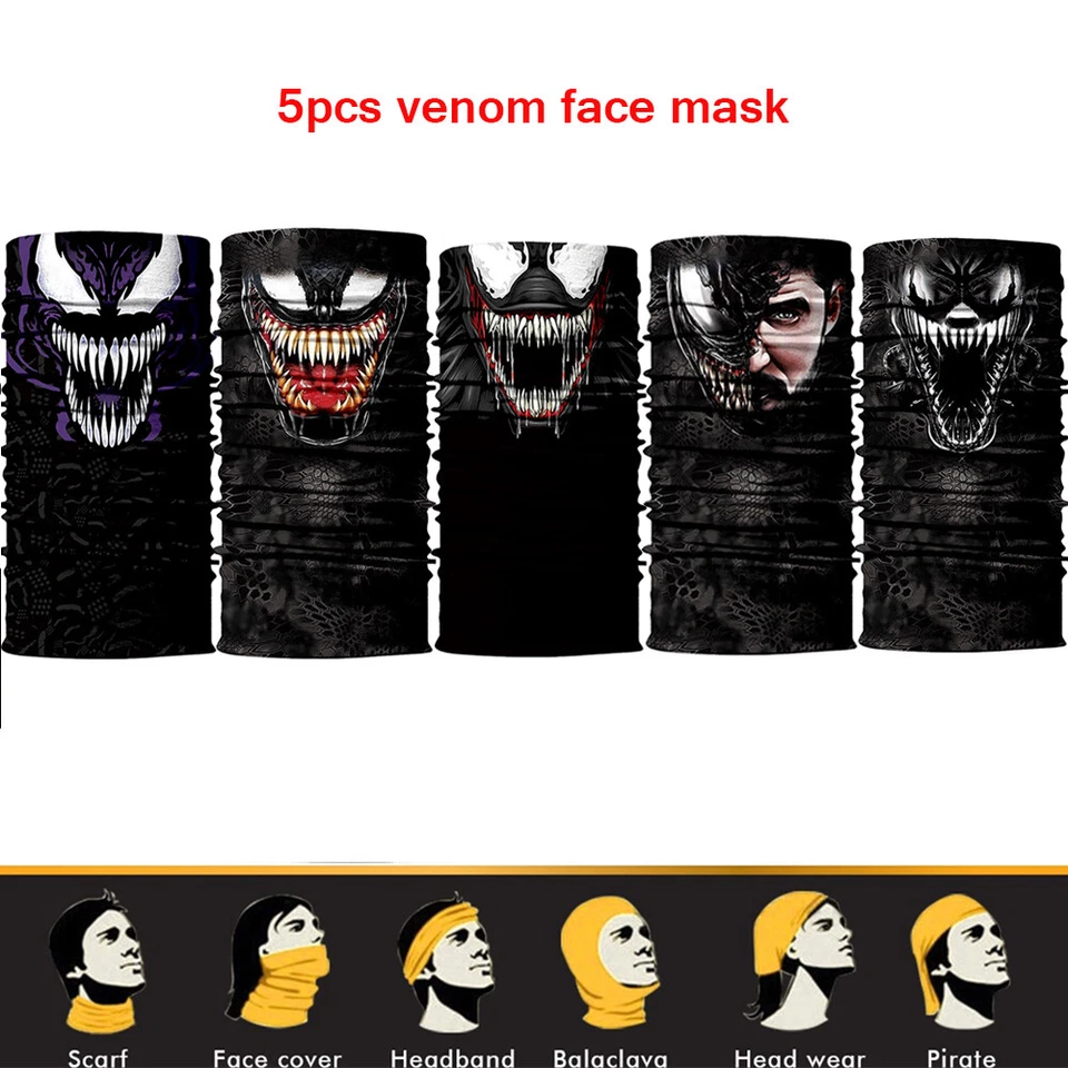 Pañuelo para la cabeza de motocicleta Venom calentador de cuello bufanda facial diadema pasamontañas Foto 1 de 1