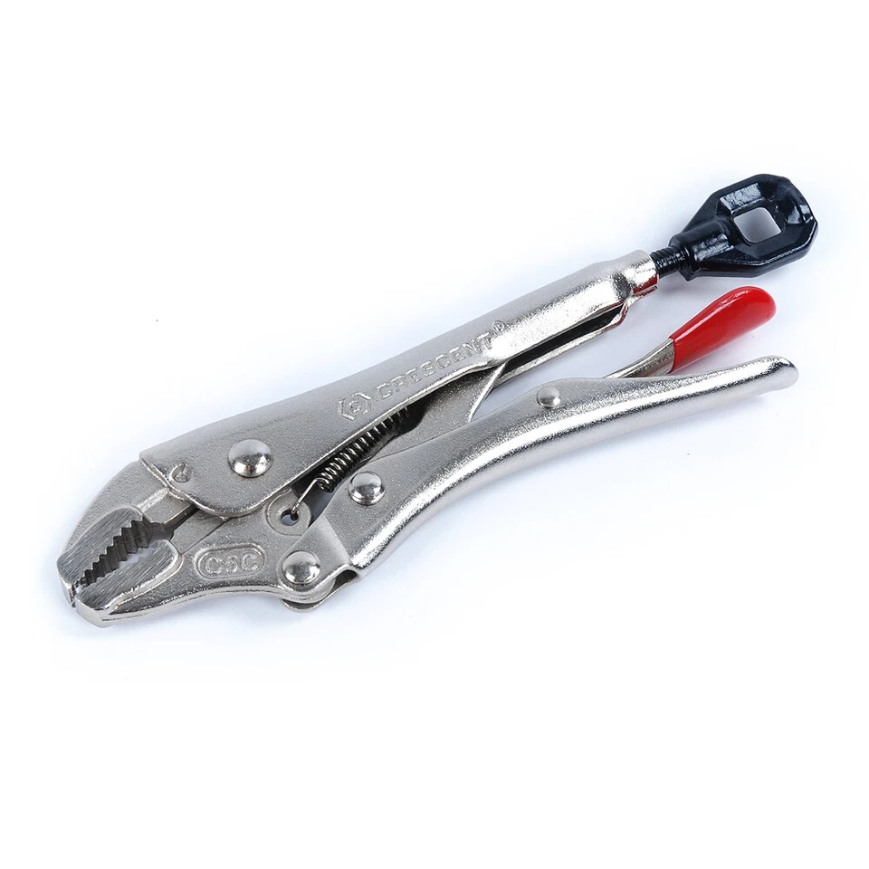 Crescent Locking Pliers Cr-Mo Vice Grip Torque Lock Curve Jaw5, 7"L/Nose 6.5",9" - image 1 of 4