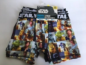 Neu 3er-Pack Jungen Star Wars Action Boxershorts Unterwäsche Größe 8 Medium - Bild 1 von 8