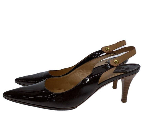 LOUIS VUITTON（LV） Décolleté slingback donna Louis Vuitton LV punta marrone taglia 37