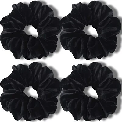 IVARYSS Extra Grande Scrunchies para Mujer Cabello Grueso Premium Terciopelo Suave Jum Foto 1 de 2