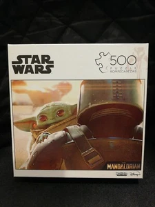 New Star Wars The Mandalorian Yoda Buffalo Jigsaw Puzzle 500 Pieces SEALED - Picture 1 of 5