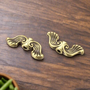 19x7.5x3.5mm, Alloy Wing Beads Antique Bronze - Picture 1 of 8