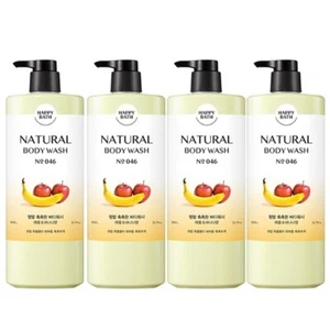 Happy Bath Really Moist Body Wash 900g (31.7oz)x 4pcs apple & banana scent - Picture 1 of 17