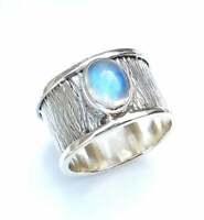 Moonstone Ring 925 Sterling Silver Ring Handmade Ring Women Ring All Size EB-41