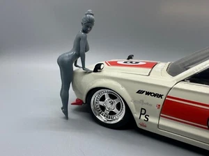 Sexy Modeling Girl Resin Figur im Maßstab 1:24 unbemalt - Bild 1 von 4