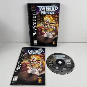 🔥Twisted Metal (Sony Playstation PS1) Long Box CIB Complete Manual & Reg Card🔥 - Picture 1 of 12