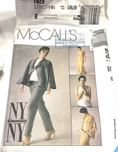 McCalls Swing Jacket Slacks Women’s Sewing Pattern 8789 AA Ladies 10 Cut - Picture 1 of 3