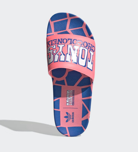 Adidas Adilette Tony's Chocolonely Slide sandalo uomo US 13 rosso blu bianco GX7214