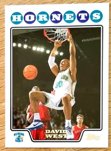 2008-09 NBA Topps #64 David West - Hornets - Picture 1 of 2