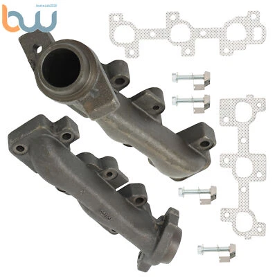 Juego de 2 colectores de escape diestro y derecho para Dodge Durango/Dakota/Ram 1500 2004-2016 3,7 L Foto 1 de 4