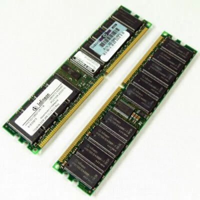 300680-B21 I GENUINE HP 2GB DDR SDRAM Memory Module 2X1GB - Image 1 of 3